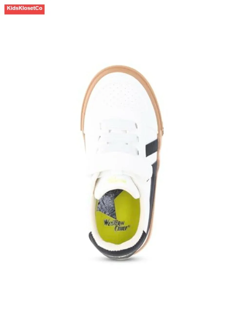 PU Leather & Mesh Hook-and-Loop Sneakers for Toddler & Little Kid